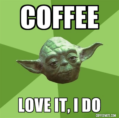 Yoda Coffee Snob