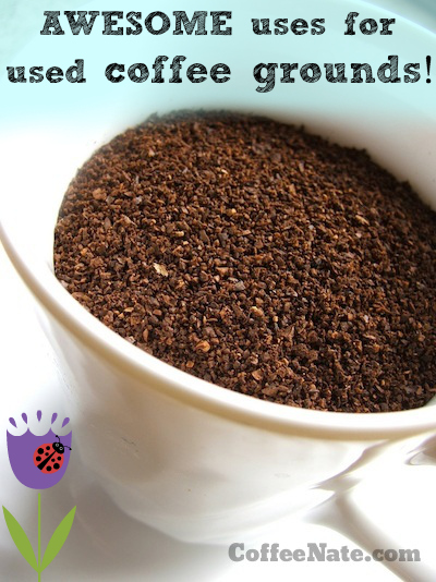 used coffee grounds garden fertilizer