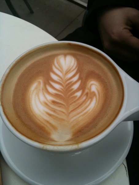 latte from Intelligentsia in Chicago